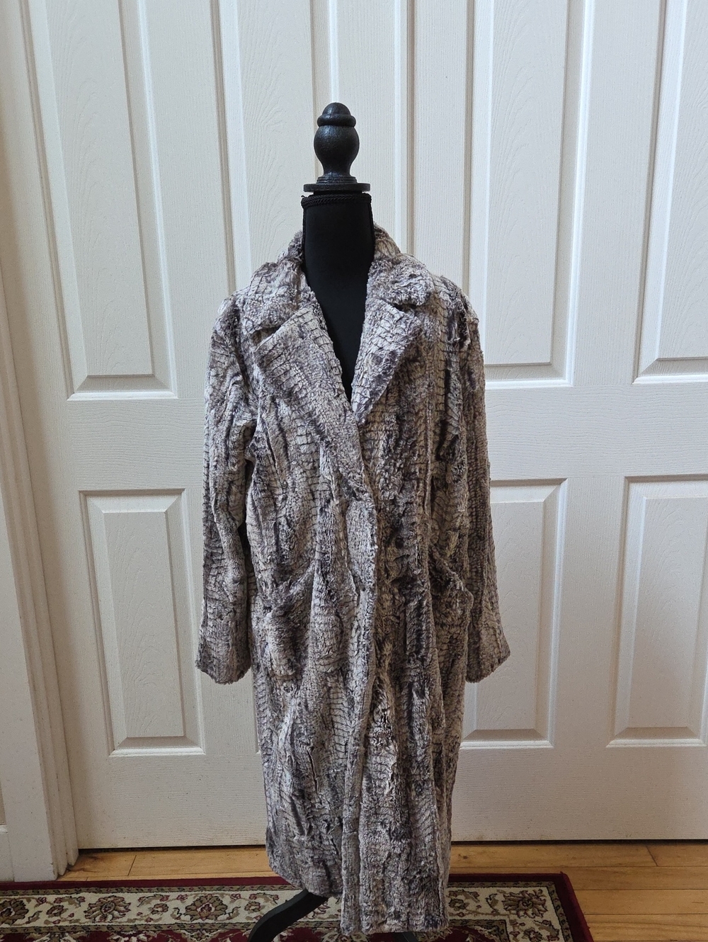 Johnny Was Workshop Akela Faux Fur Long Coat